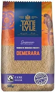 Tate and Lyle Fairtrade Demerara rough cut sugar cubes 1kg
