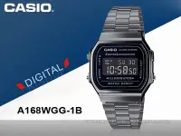 在飛比找Yahoo!奇摩拍賣優惠-CASIO 卡西歐 手錶專賣店 A168WGG-1B 復古電