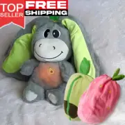Baby Strawberry Donkey Plush Toy Stuffed Creative into Fruit Transform Breathing