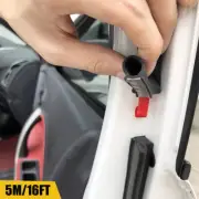 16FT For Volkswagen D-Shape Rubber Door Weather Seal Weatherstrip Hollow Strip (for: Volkswagen)