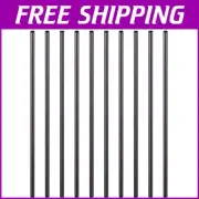 Black Malleable Steel Pipe Nipples – Ideal for Industrial Vintage DIY Projects