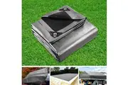 Instahut Tarp Tarpaulin 9x12m Canvas Camping Heavy Duty Sun Cover
