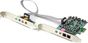 StarTech.com 7.1 Channel Sound Card, PCI Express PEXSOUND7CH
