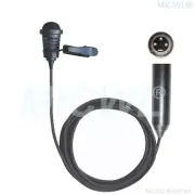 Lapel Microphone Clip-On XLR Power 48V Phantom 3Pin for DJ Mixer Tascam Zoom Mic