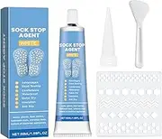 Sock Non-slip Adhesive - LeakSock Stop Non Slip 3D Fabric Textile Liquid Paint Sole Grip Protection | 50ml Anti-Slip Soft Glue Waterproof Fabric Paint Quick-Drying for Non-slip Socks, Bath Mats & More