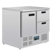 Polar G-Series One Door Two Drawer Counter Fridge 240Ltr - Under Bench Fridge...
