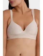 [Playtex] Comfort Revolution Swirl Wire-Free Bra in Beige