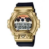 在飛比找Yahoo奇摩購物中心優惠-CASIO 卡西歐 G-SHOCK 不倒翁 黑金達摩 金屬錶