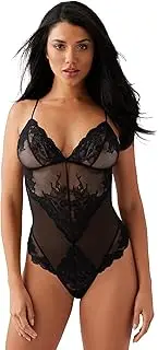 [Wacoal] Womens Vivid Attraction Lace Thong Back Bodysuit
