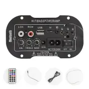 Upgrade 50W Bluetooth HiFi Mini Amplifier Audio Digital Stereo Car FM AMP Remote