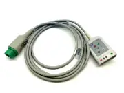 Spacelabs 700-0008-06 Compatible ECG Trunk Cable, 5 Lead, 17 pin, 2.5M