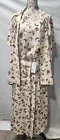 vtg Geiger Collection 3 Pc Skirt Set shirt Floral Print z 40 spring Butterflies
