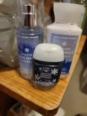 ALL NEW Frosted Coconut Snowball Mist Lotion Gel TRAVEL Set Bath & Body Works