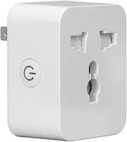Marhynchus 15A 2.4G WiFi Smart Plug with Schedule Timer Function, Voice and APP Control, Smart US Plug AC 100-240V