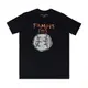 COACH X Jean-Michel Basquiat聯名款C字刺繡LOGO刺繡塗鴉設計純棉圓領短袖T恤(黑)