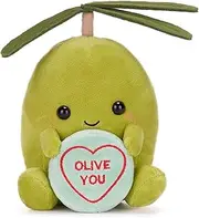 Swizzels 38013 Love Hearts 18CM (7-inches) Ollie Olive You Plush Soft Toy