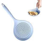 Mbiyhgta Large Slotted Spoon, Silicone Fen Serving Spoon For Kitchen - Food Grade Silicone Spoons, Kitchen Serving Spoon