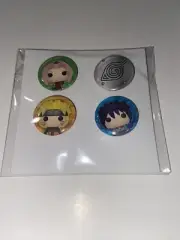 Funko Sakura, Sasuke, Naruto, & Konohagakure Symbol Button 4-Pack