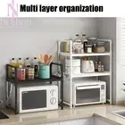 Microwave Oven Shelf Storage Rack Stand 2 Tier Holder Stand Kitchen Home Gadgets