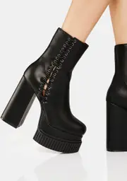 [Lamoda] It Was Fate Platform Creeper Ankle Boots