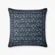 美國 LOLOI X RIFLE PAPER 枕套/ 典雅方型花卉/ 55.9x55.9 CM/ 深藍 eslite誠品