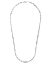 Italian Silver Miami Cuban Link Necklace