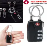 Suitcase Travel PadLock TSA Approved Luggage Bag Open Alert Indicator Alloy Body