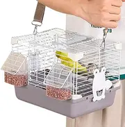 Bird Carrier - Portable Parakeet Cage - with Removable Tray and Handle, Pet Supplies for Avian Veterinary Visits