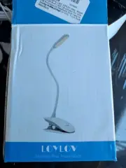 Clip on Reading Light, LOYLOV Ultra-Bright Warm LED USB Rechargeable 3 Levels Br