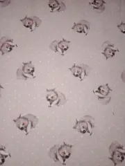 Wombat Pink Flannelette Burp Cloth Towelling Back Handmade