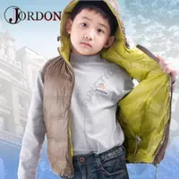 在飛比找蝦皮購物優惠-【橋登Jordon】特價6折》兒童/男童/女童 雙色羽絨背心