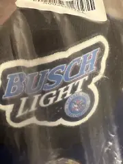 Busch Light Beer Flat Bill Hat SnapBack Adjustable | Black & Blue ThreeIn