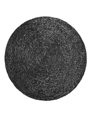 [Maxwell & Williams] Table Accents Lace Metallic Round Placemat 38cm in Black