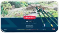 在飛比找PChome24h購物優惠-Derwent 達爾文 Artists系列72色油性色鉛筆*