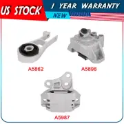3PCS Motor Mount&Trans Mount Fits Fiat 500X 2018 L4-2.4L 144cid ED8 Eng, AT & MT (for: Fiat)