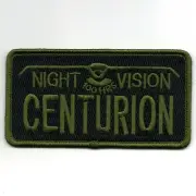 4.25" NAVY HSC-28 NIGHT VISION CENTURION BLACK OLIVE LETTERS EMBROIDERED PATCH