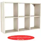 Mini 6 Storage Cube Shelves Display Cabinet Bookshelf Unit Toy Book Organizer