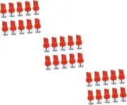 iplusmile 3sets Led Car Bulbs T10 Side Lights Red Error Lamp Long Life Easy to Install 10pcs*3