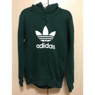 【二手】日本購入 Adidas 大LOGO純棉帽T