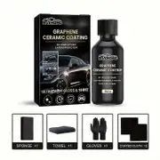 Automobile Graphene Ceramic Coating Super Water Crystal Plating Film Waterproof Coating Sealing Glaze Curing Car Paint Set Over 14 Years Old