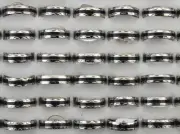50pcs Wholesale Lots Stainless Steel Fashion Men’s Jewellery Black Enamel Rings