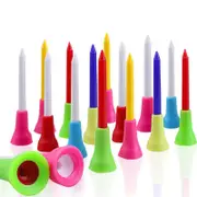 Splendid Living 60pcs 83mm Golf Tees Multi Color Plastic With Rubber