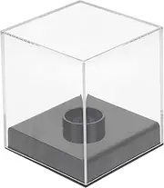 BESPORTBLE Acrylic Baseball Box Championship Ring Clear Display Case Baseball Holders for Balls Display Baseball Case Baseball Display Case Baseballs Baseball Ball Display Case Transparent