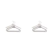 2x 2pc Joseph Joseph Orderly Suit & Coat Wardrobe Hanger Hanging Organiser Ecru