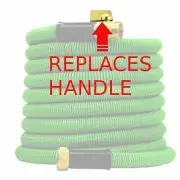Replacement handle for expanding garden hose shutoff valve