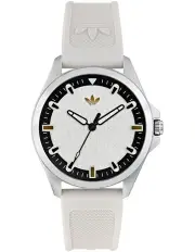 [Adidas Originals] Originals Iconic One Steel Silicone Watch in White