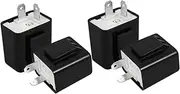 MOLUCKFU Motorcycle Accessories 4pcs Turn Signal Flasher Relay 12v Led Flasher Black Visible Lights Easy to Install Safe Ride