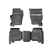 OMAC Floor Mats Liner for Land Rover LR3 2005-2009 Rubber TPE Black 4Pcs (for: Land Rover)