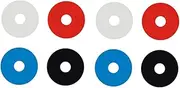 Kisangel 8pcs Guitar Strap Locks Slip Strap Lock Buttons White Blue Red Black Secure Easy Install for Guitars No Need to Replace