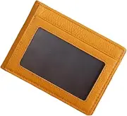 [LIFKOME] Leather Cards Case Multi-Purpose Cards Organizer Smooth Surface Texture for Teachers Students Office Workers